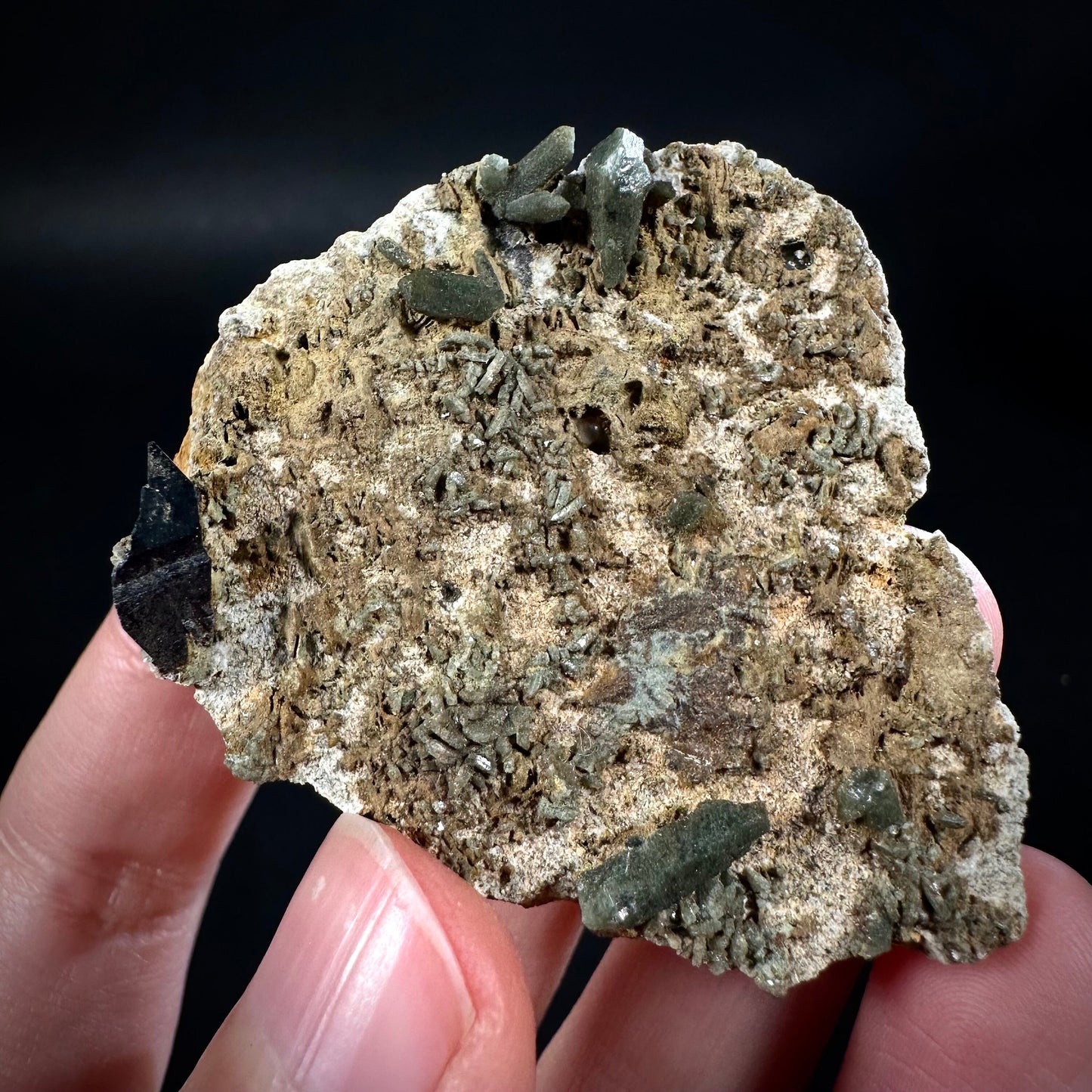 Anatase & Chlorite Quartz on Matrix (Pakistan) | anatase crystal, terminated anatase, mineral specimen, rare gems