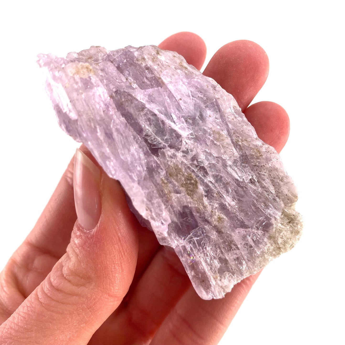 Lavender Kunzite (Pakistan), pink kunzite specimen, spodumene, kunzite crystal, raw kunzite, mineral specimen
