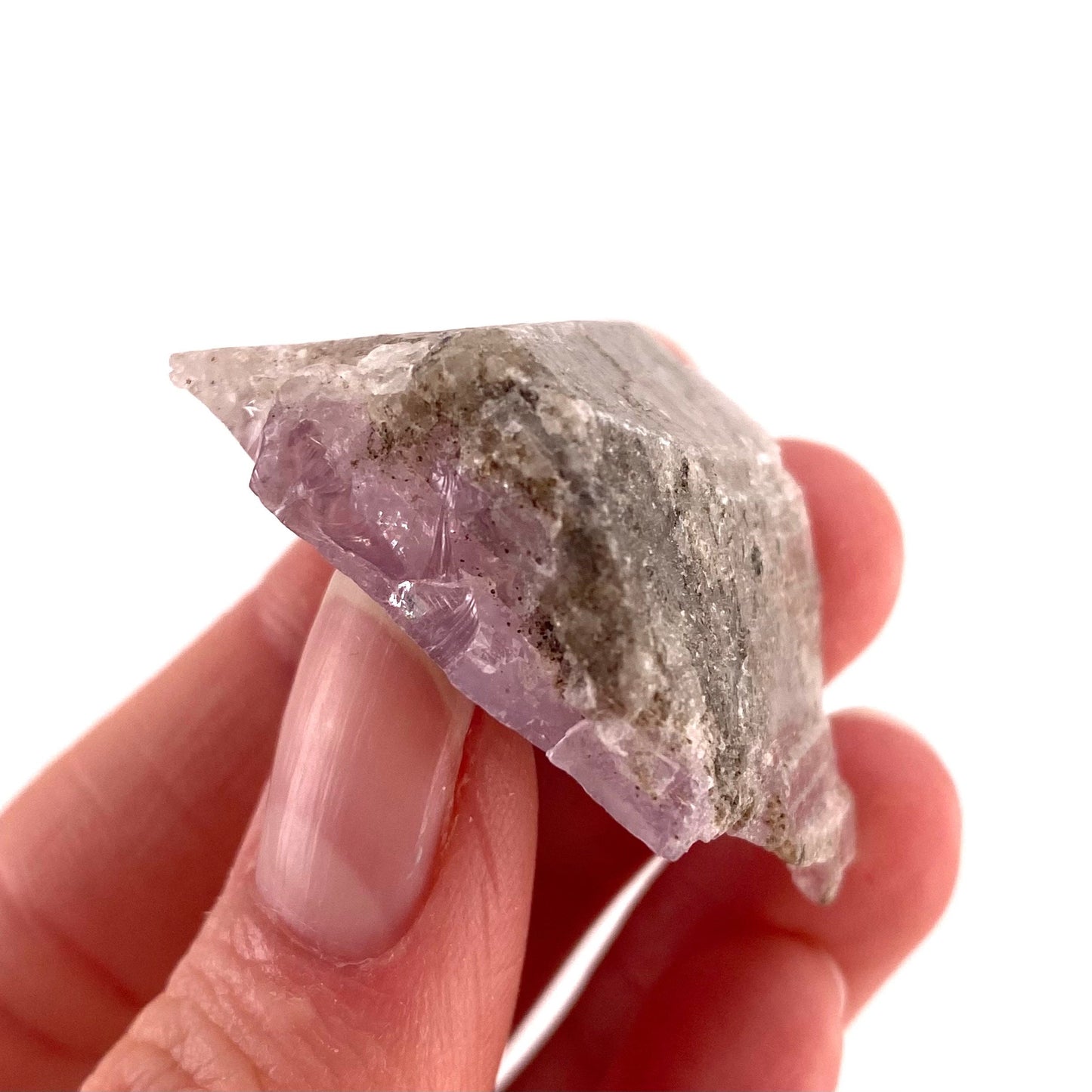 Lavender Kunzite (Pakistan), pink kunzite specimen, spodumene, kunzite crystal, raw kunzite, mineral specimen