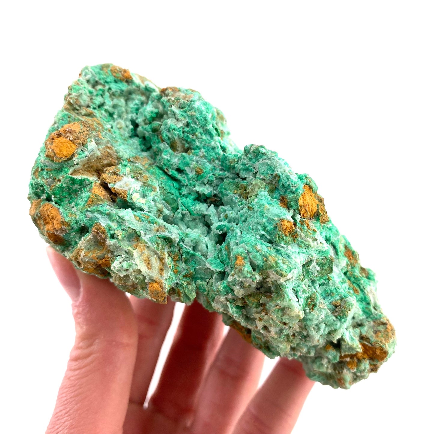 Druzy Mint Chrysoprase (Indonesia) | mint chrysoprase, druzy chrysoprase, druzy crystal, mineral specimen, crystals