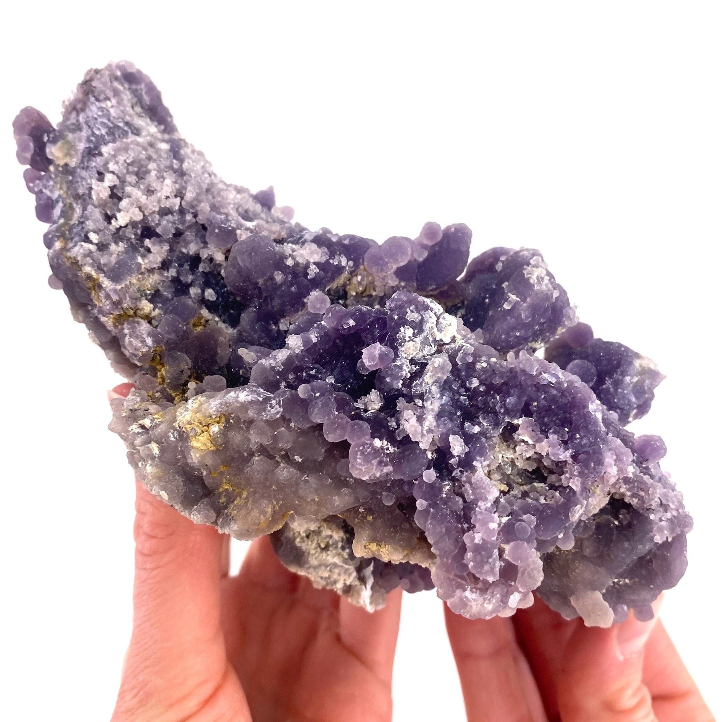 XL Sparkly Grape Amethyst (Indonesia) | Grape Agate, purple grape agate, grape agate cluster, mineral specimen, crystals, gemstone