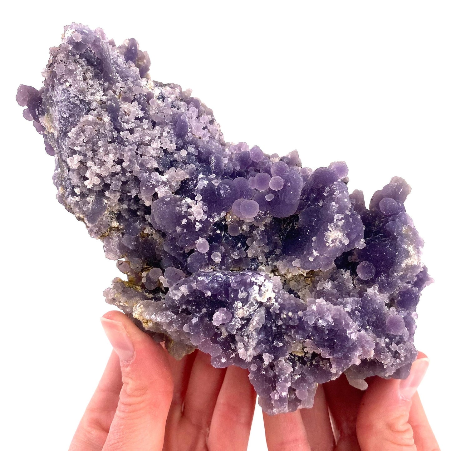 XL Sparkly Grape Amethyst (Indonesia) | Grape Agate, purple grape agate, grape agate cluster, mineral specimen, crystals, gemstone