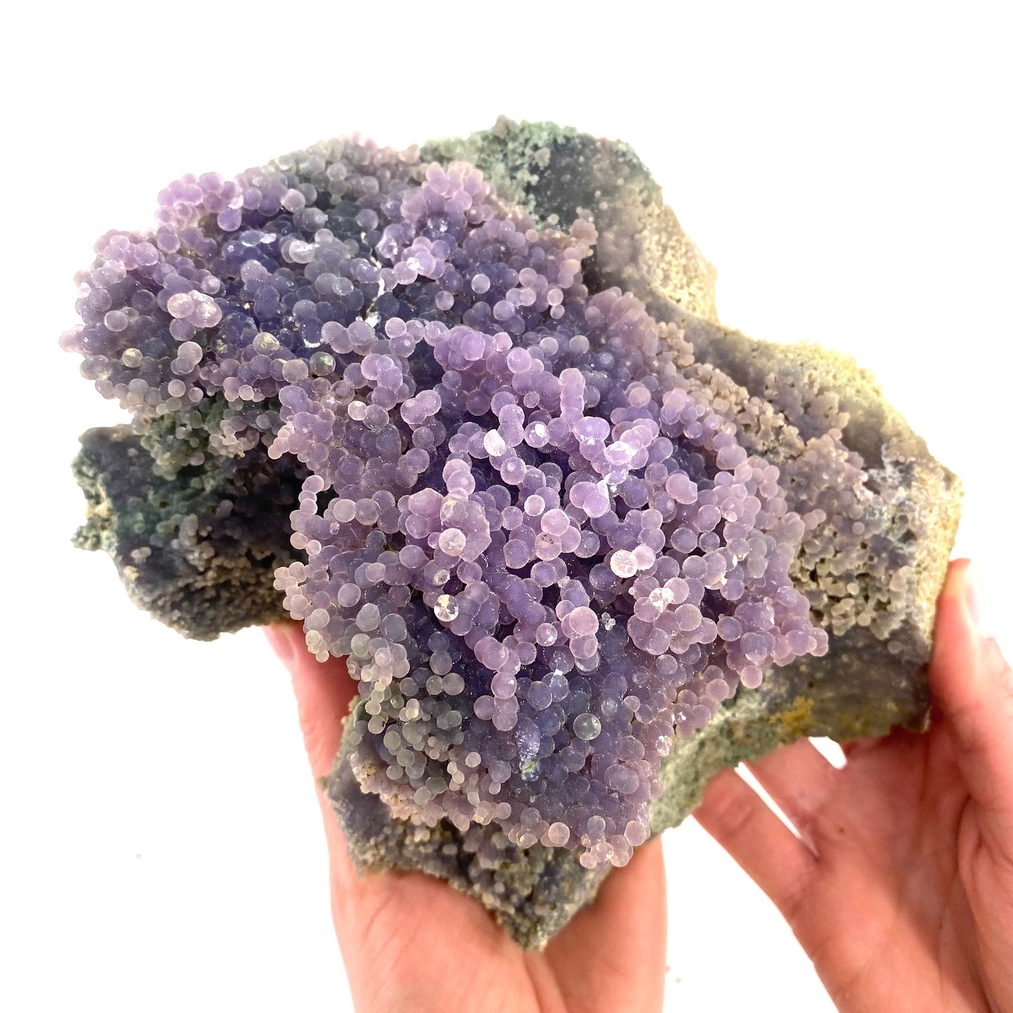 XXL Sparkly Grape Amethyst (Indonesia) | Grape Agate, purple grape agate, grape agate cluster, mineral specimen, crystals, gemstone