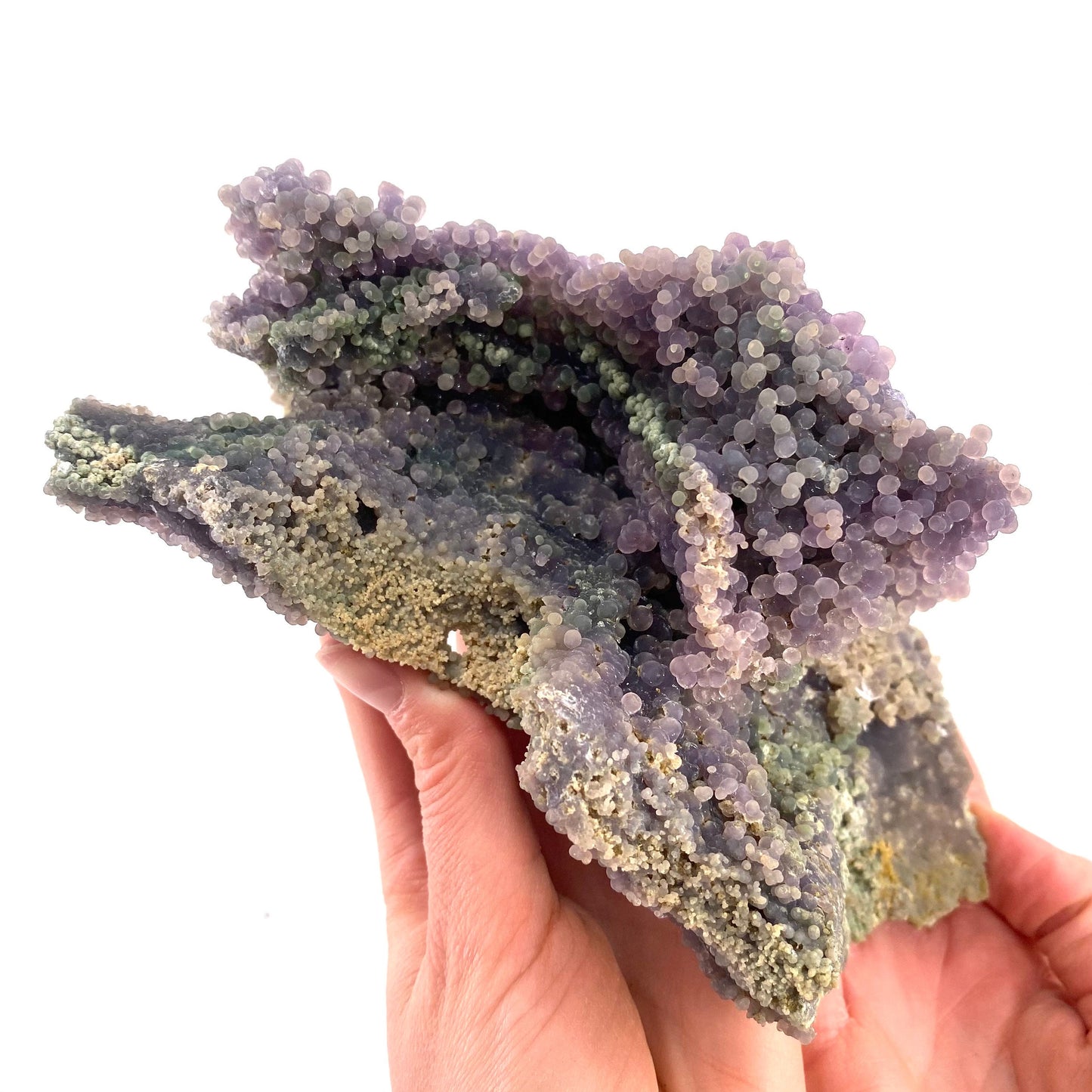 XXL Sparkly Grape Amethyst (Indonesia) | Grape Agate, purple grape agate, grape agate cluster, mineral specimen, crystals, gemstone