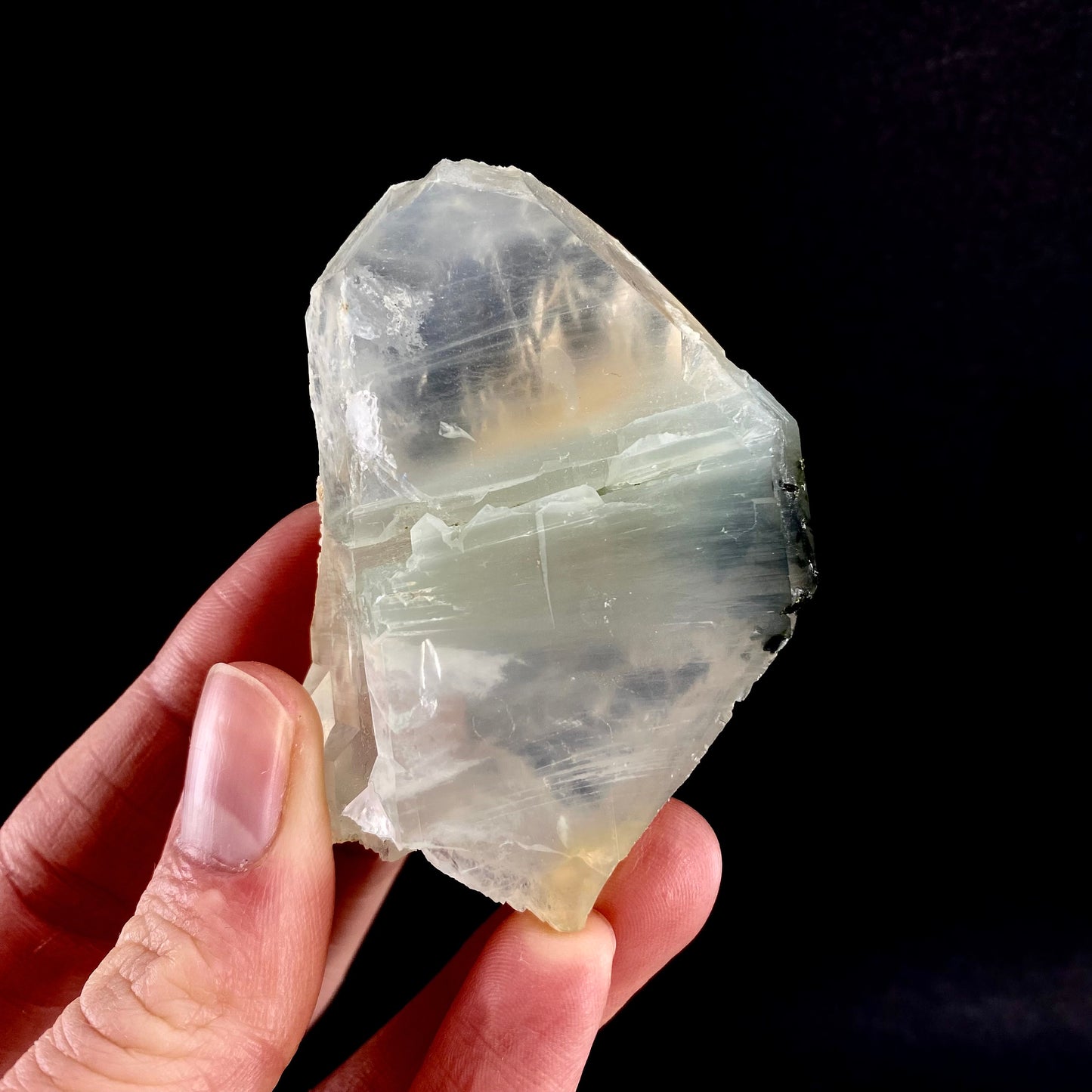 Yellow Bone Quartz & Epidote (Pakistan) | bone quartz, epidote quartz, green epidote, mango quartz