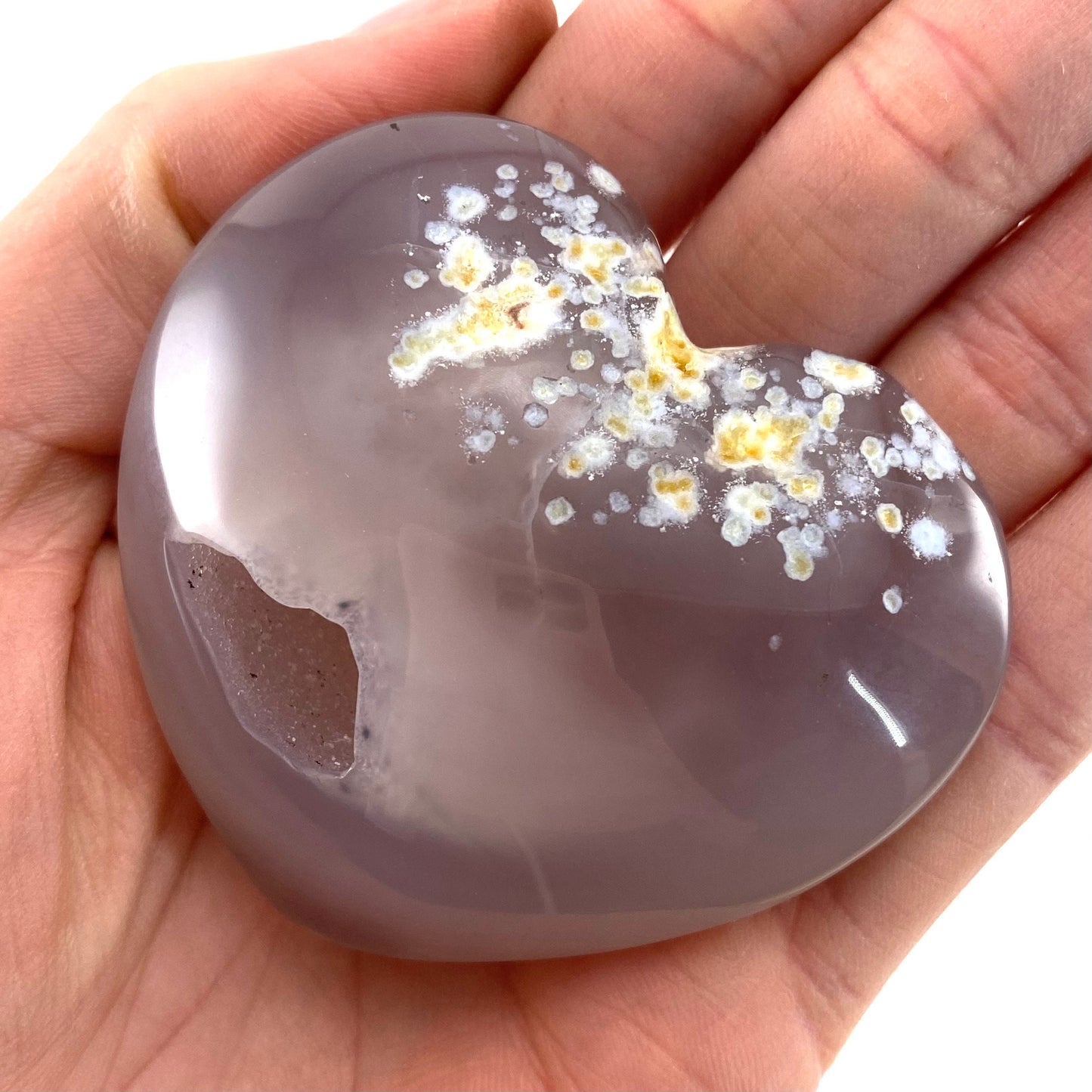 Agate Heart, Druzy Agate heart, polished crystal heart, agate geode heart, crystal heart