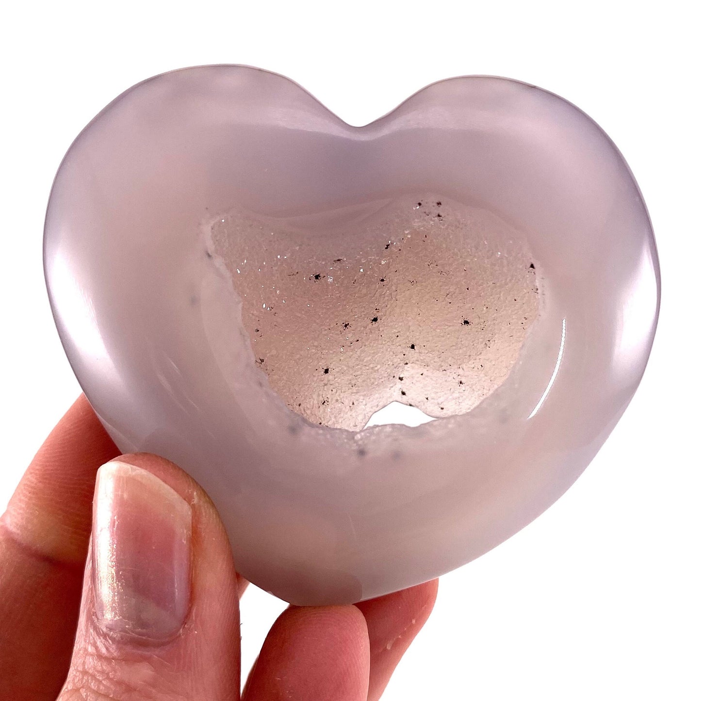 Agate Heart, Druzy Agate heart, polished crystal heart, agate geode heart, crystal heart
