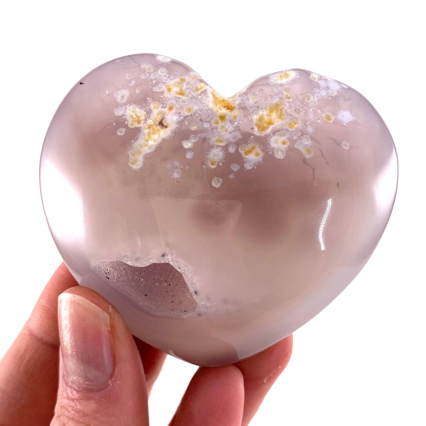 Agate Heart, Druzy Agate heart, polished crystal heart, agate geode heart, crystal heart
