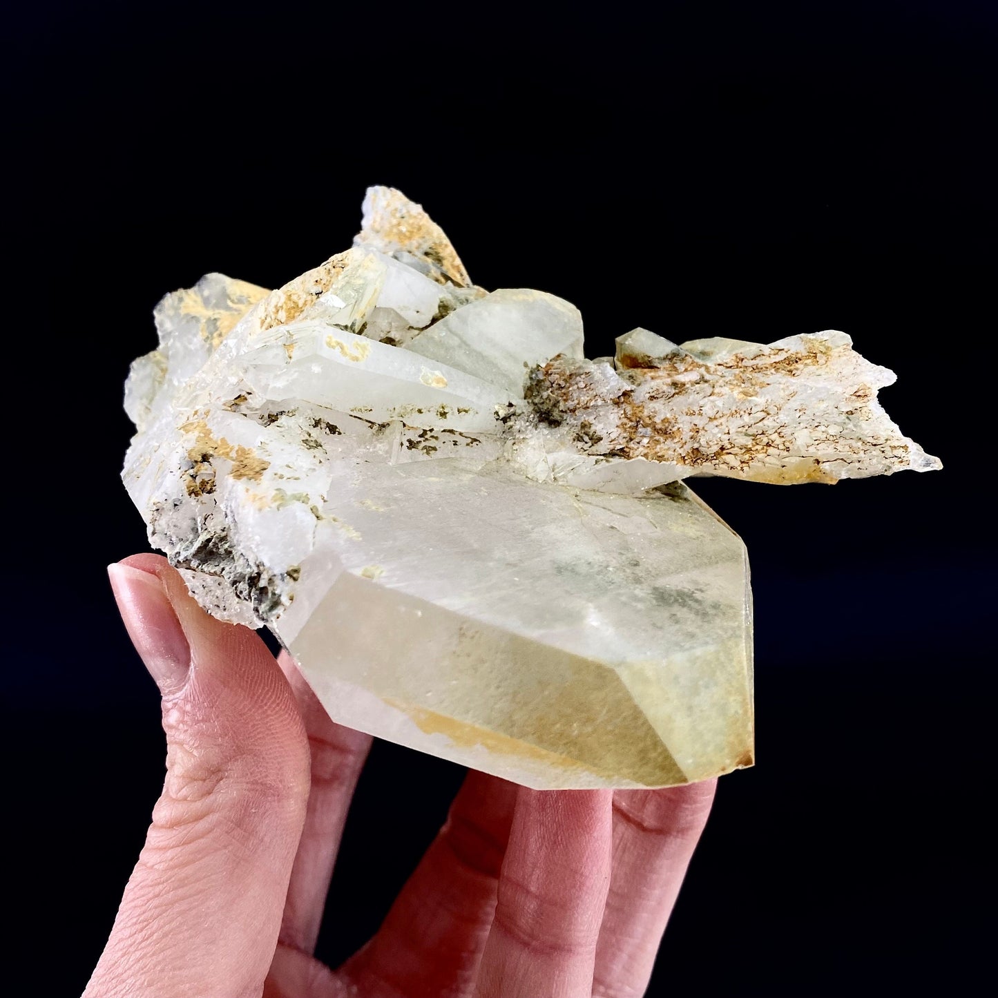 Tabular Chlorite Quartz (Pakistan) | phantom quartz, natural quartz, Quartz crystal