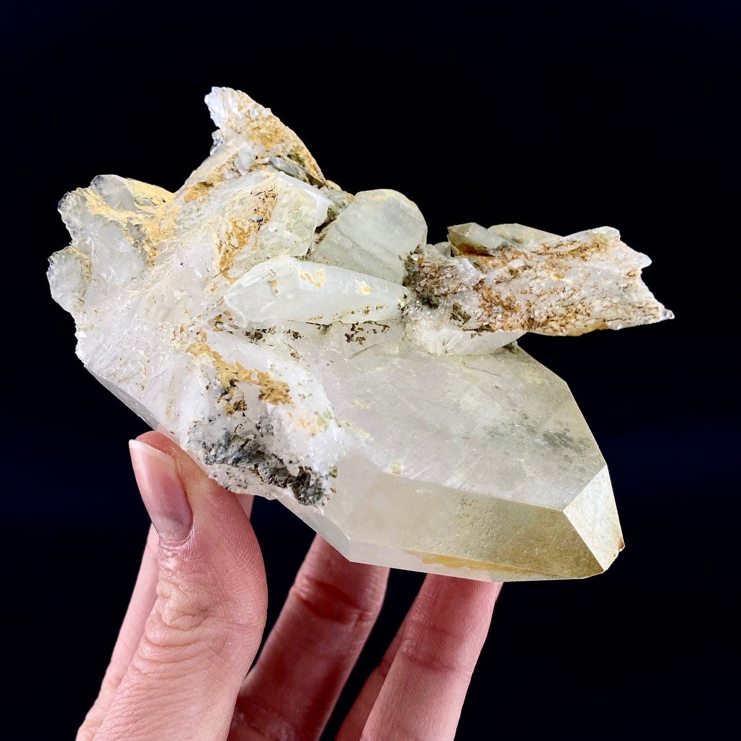 Tabular Chlorite Quartz (Pakistan) | phantom quartz, natural quartz, Quartz crystal