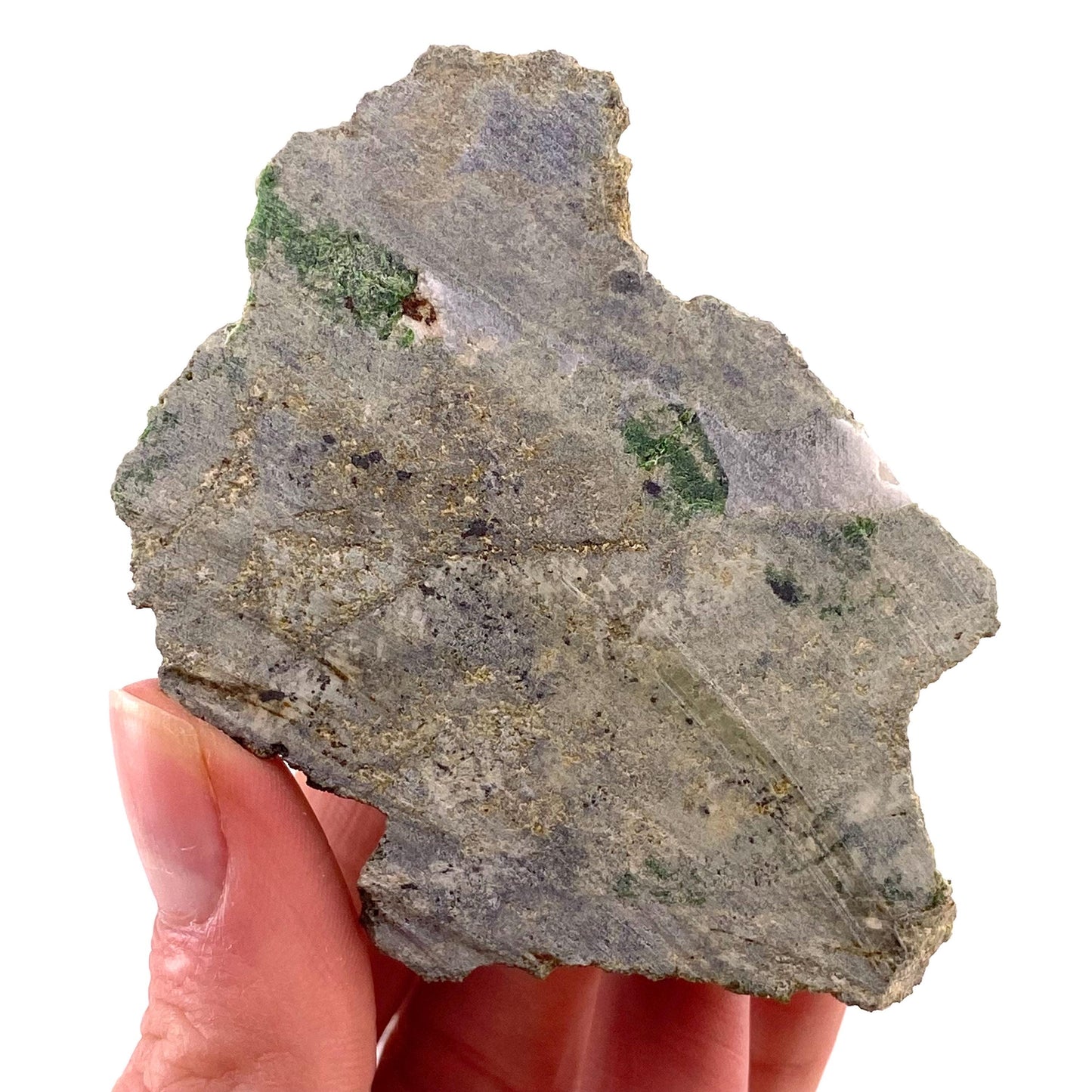 Demantoid Garnet on Matrix (BeIqeys Mountain) | green garnet, rare minerals, demantoid garnet crystal, mineral specimen