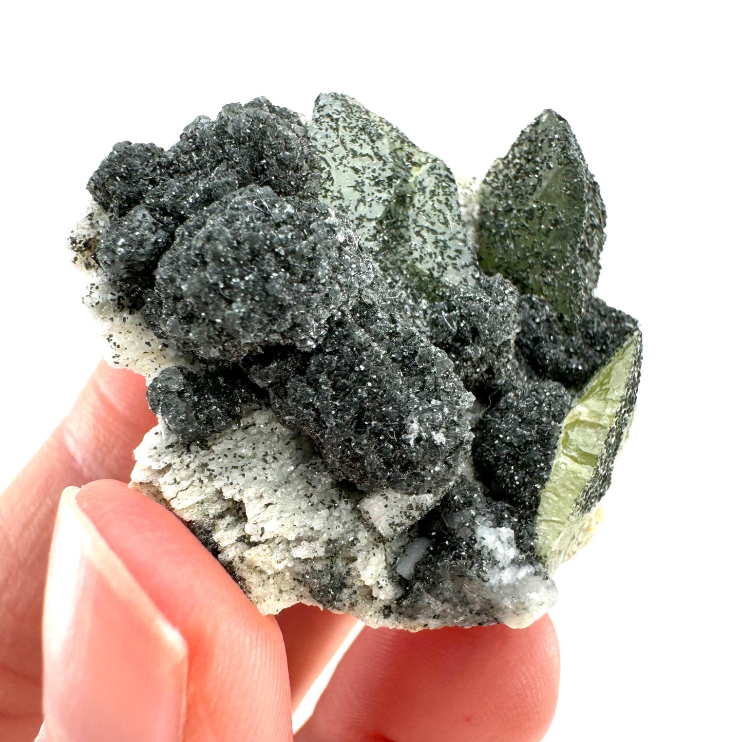 Titanite with Chlorite on Matrix (Pakistan) | sphene specimen, sphene titanite, titanite crystal, sphene crystal, rare minerals