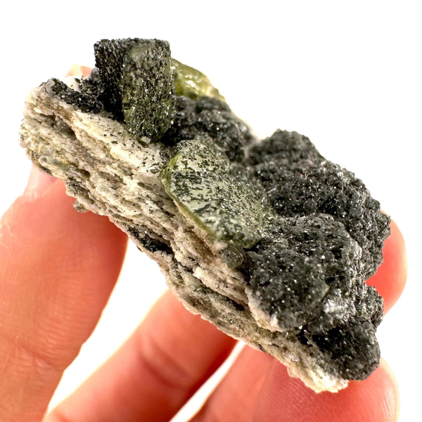 Titanite with Chlorite on Matrix (Pakistan) | sphene specimen, sphene titanite, titanite crystal, sphene crystal, rare minerals