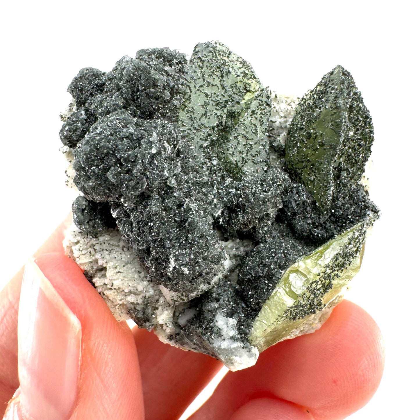 Titanite with Chlorite on Matrix (Pakistan) | sphene specimen, sphene titanite, titanite crystal, sphene crystal, rare minerals