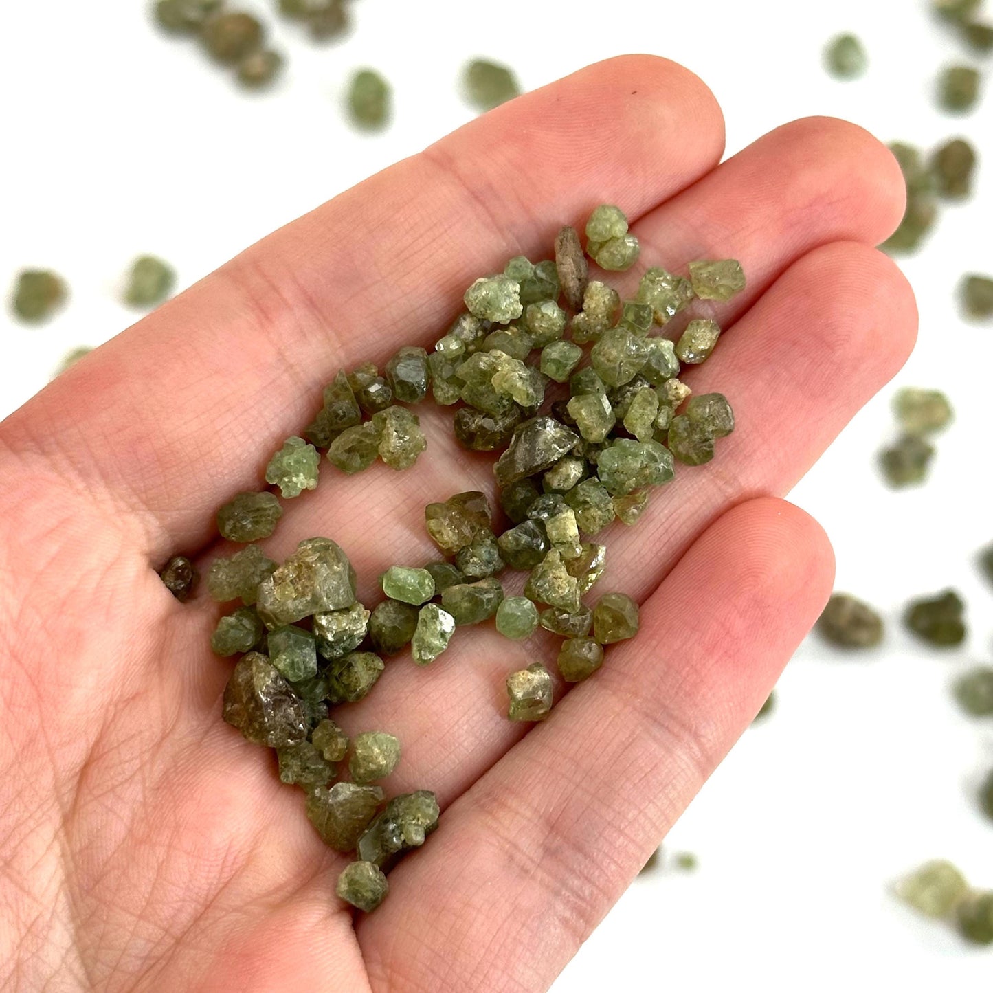 ONE Demantoid Garnet (Madagascar) | green garnet, rare minerals, demantoid garnet crystal, mineral specimen