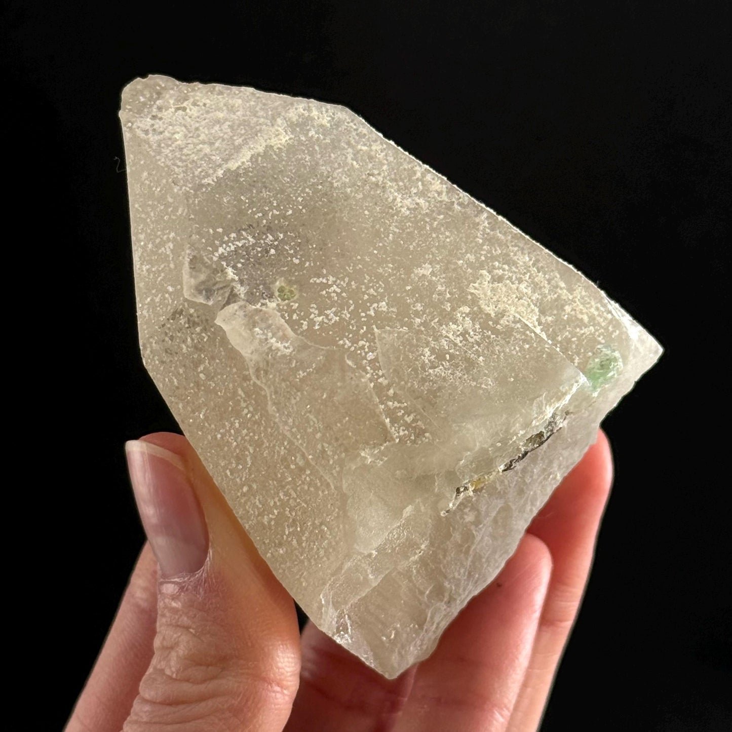 Erongo Quartz with Black Tourmaline & Fluorite (Namibia) | quartz crystal, quartz point, quartz, crystals