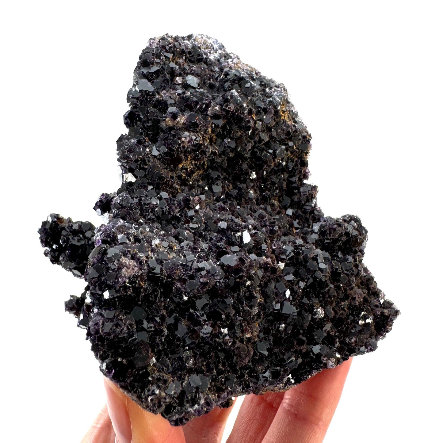 Okorusu Fluorite (Namibia) | fluorite cluster, cubic fluorite, purple fluorite, crystals, mineral specimen