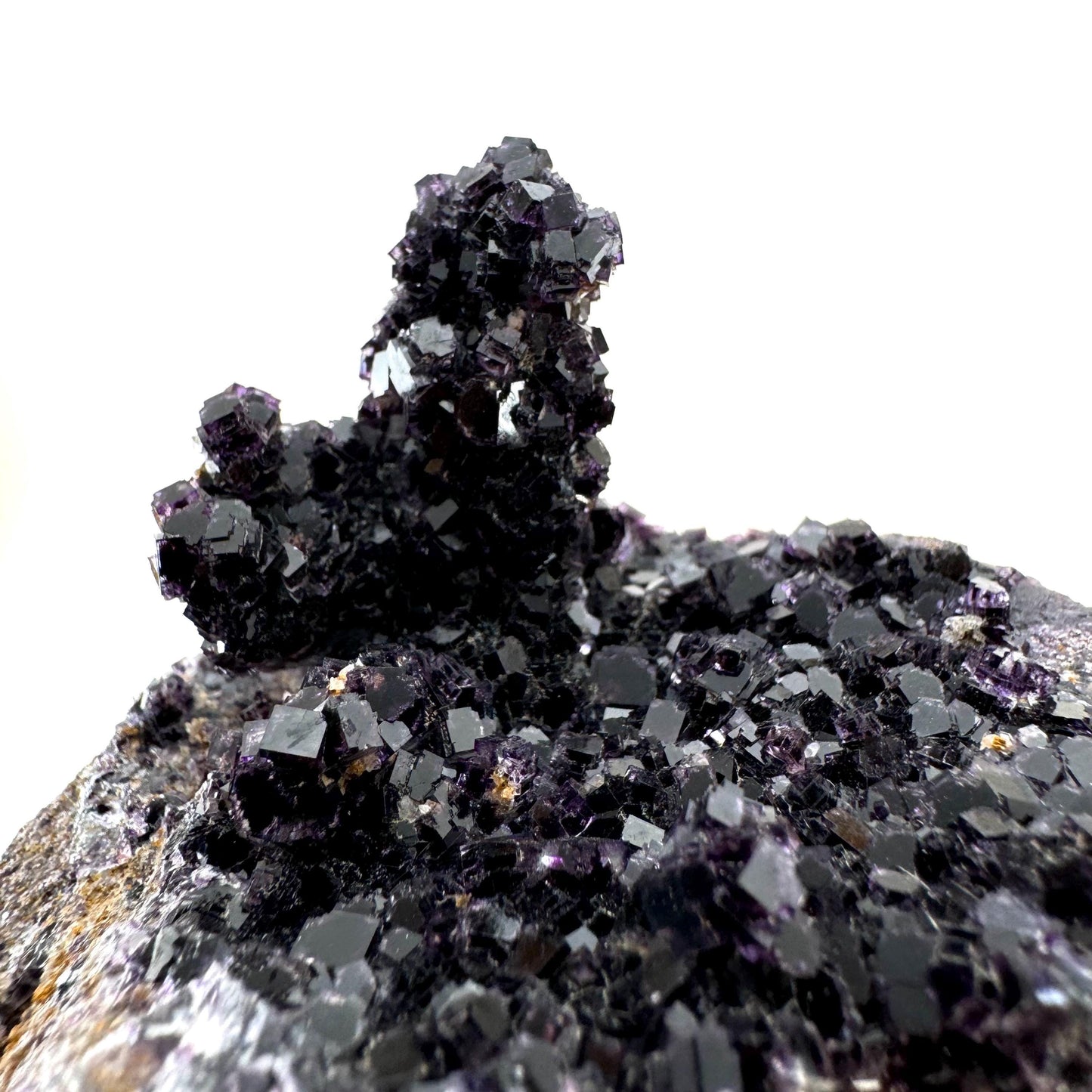 Okorusu Fluorite (Namibia) | fluorite cluster, cubic fluorite, purple fluorite, crystals, mineral specimen