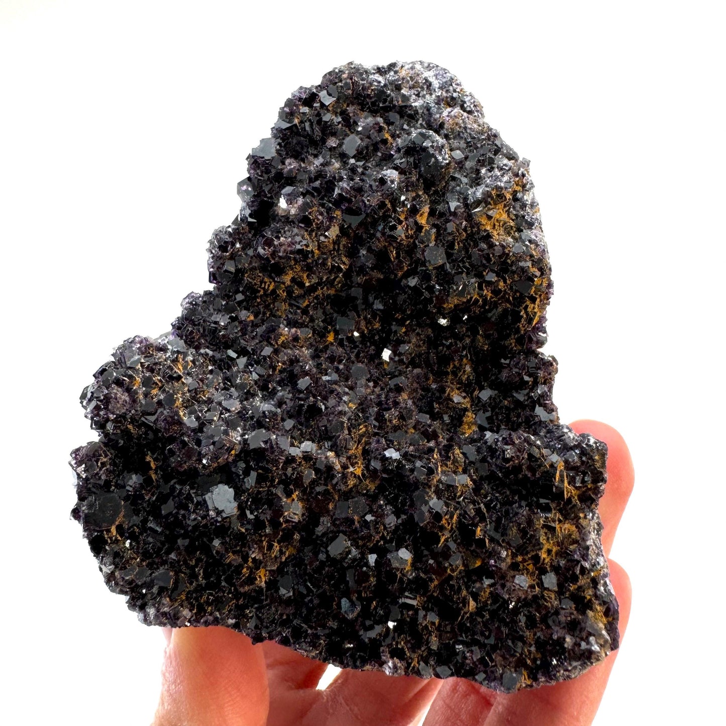 Okorusu Fluorite (Namibia) | fluorite cluster, cubic fluorite, purple fluorite, crystals, mineral specimen