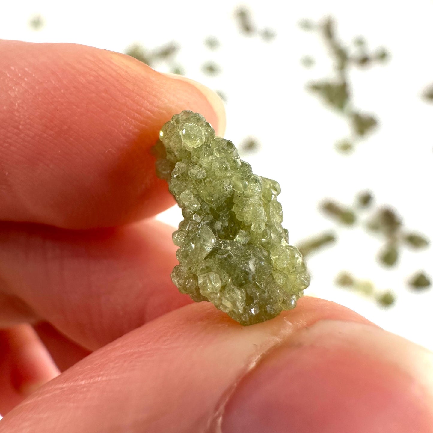 ONE Demantoid Garnet (Madagascar) | green garnet, rare minerals, demantoid garnet crystal, mineral specimen