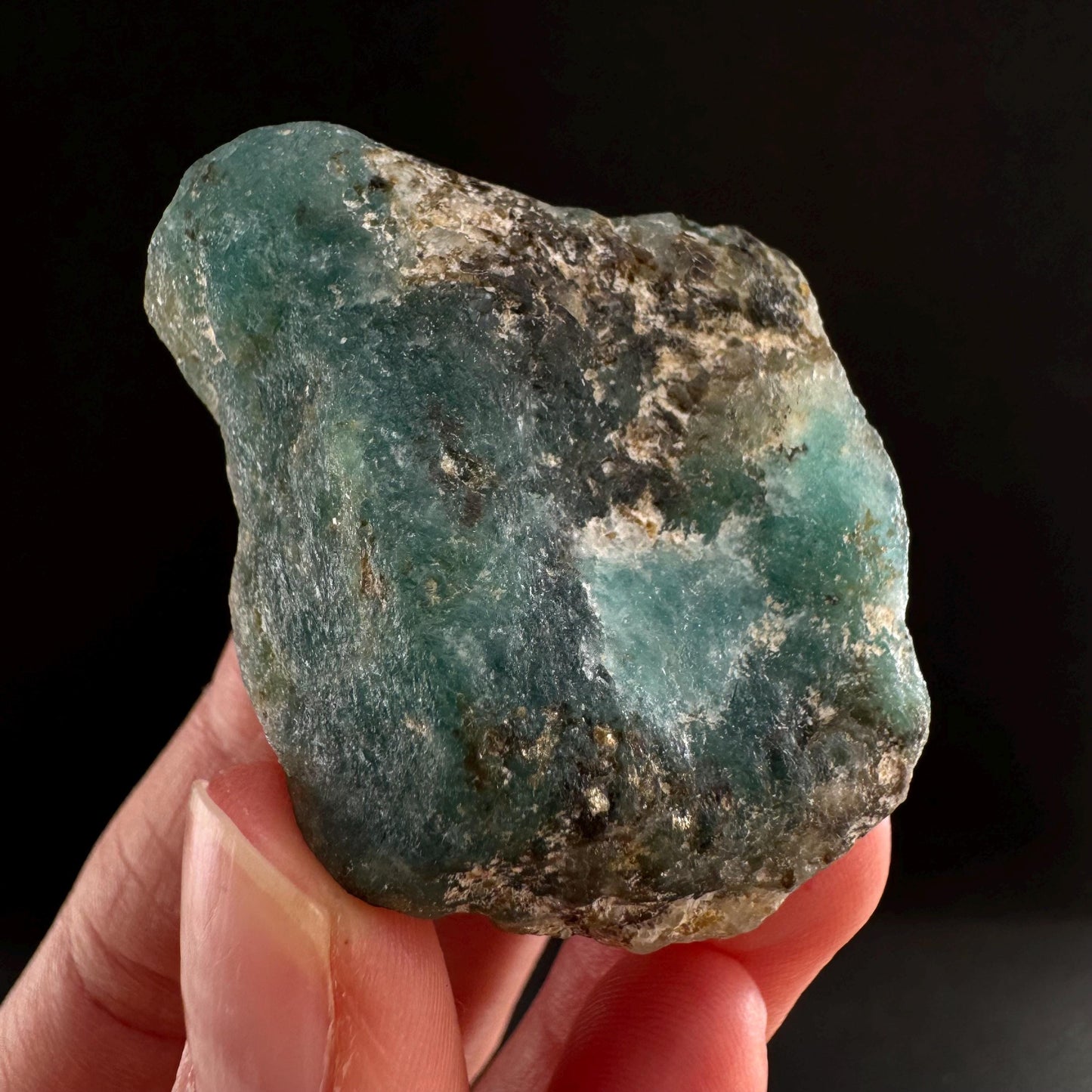Rare! Grandidierite (Madagascar) | Grandidierite specimen, raw grandidierite, rare minerals, mineral specimen, rare crystals