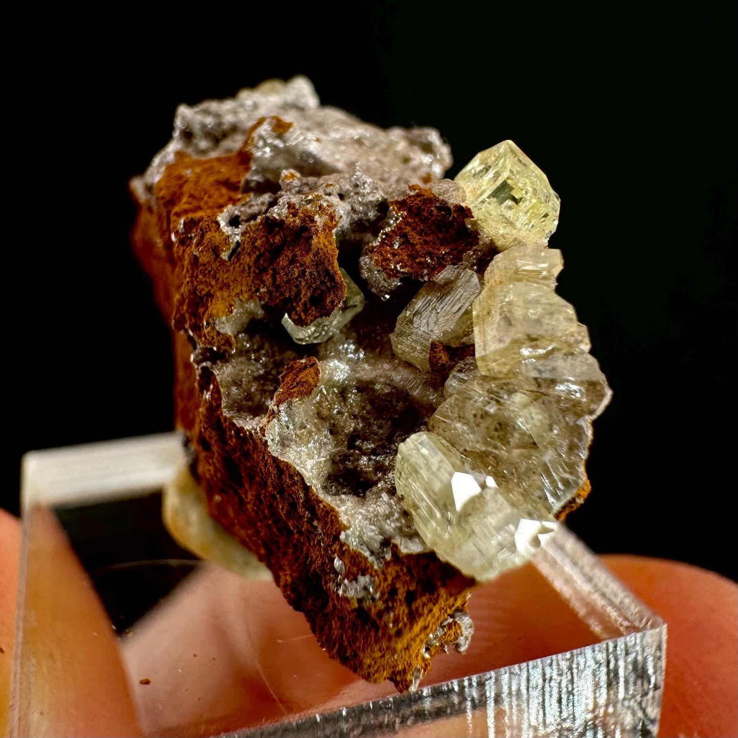 Mimetite (Thailand) | mimetite crystal, yellow mimetite, yellow crystal, rare crystals, mineral specimen, crystals