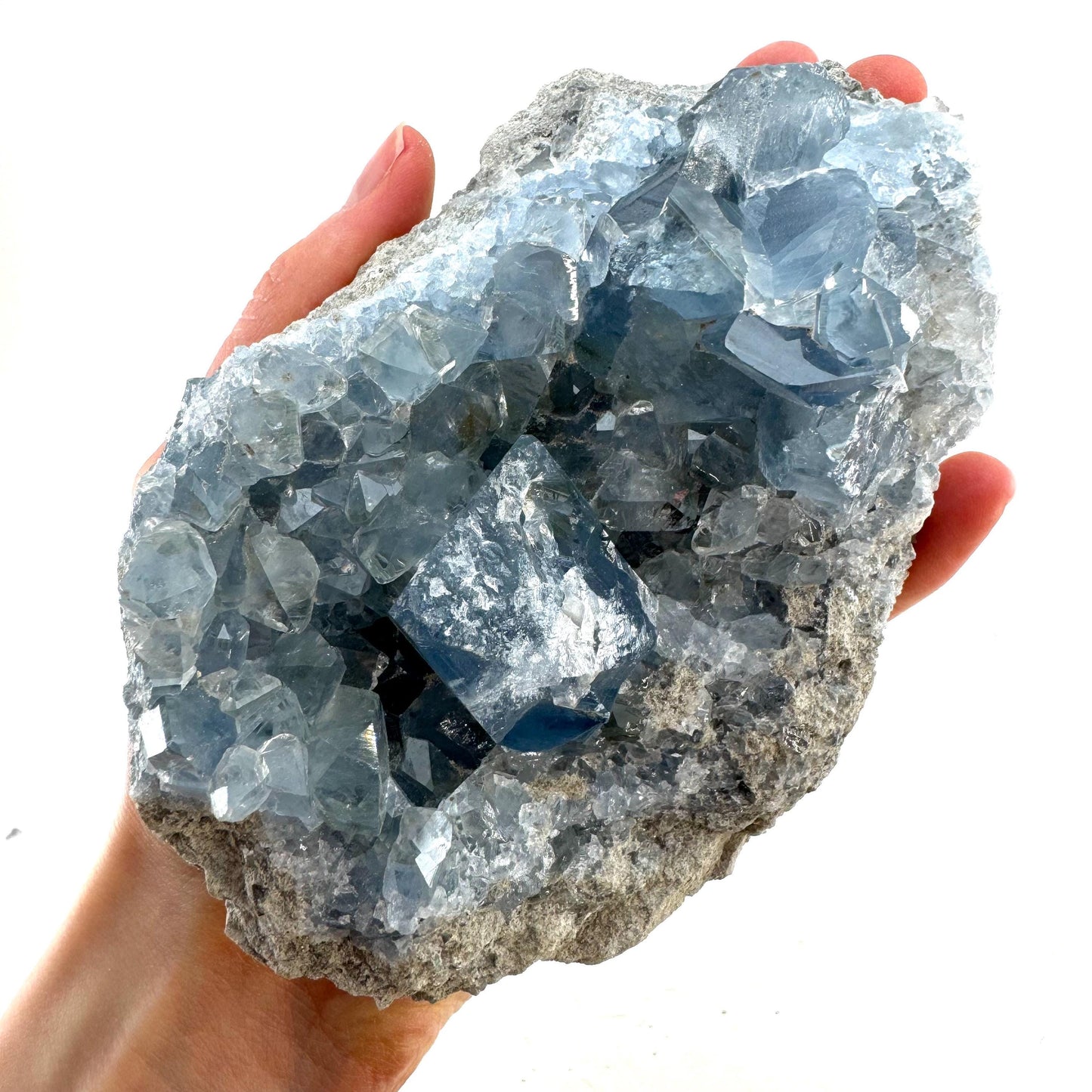 Celestite cluster, raw celestite, celestite geode, celestite crystal, natural celestite, crystal cluster