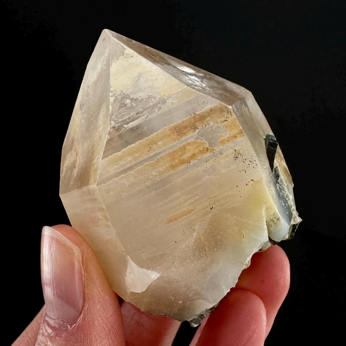 Yellow Bone Quartz & Epidote (Pakistan) | bone quartz, epidote quartz, green epidote, mango quartz