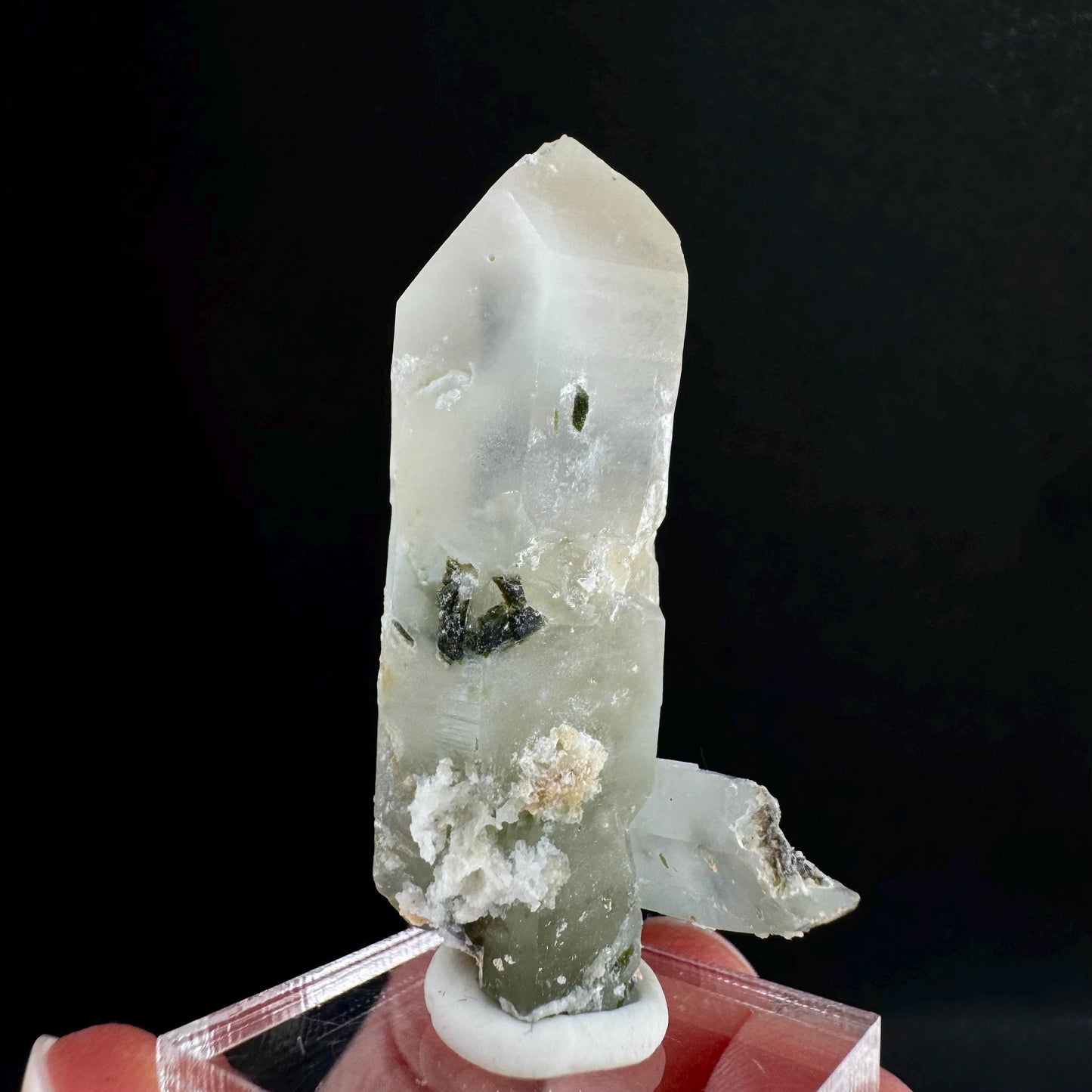 Yellow Bone Quartz & Epidote (Pakistan) | bone quartz, epidote quartz, green epidote, mango quartz