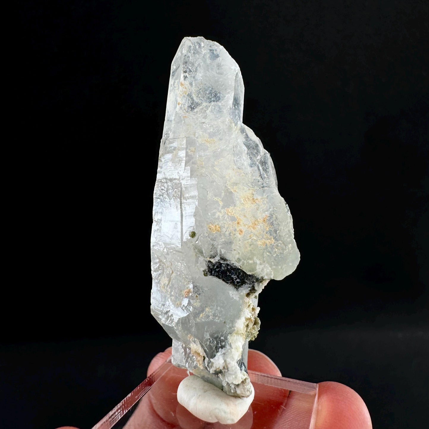 Yellow Bone Quartz & Epidote (Pakistan) | bone quartz, epidote quartz, green epidote, mango quartz