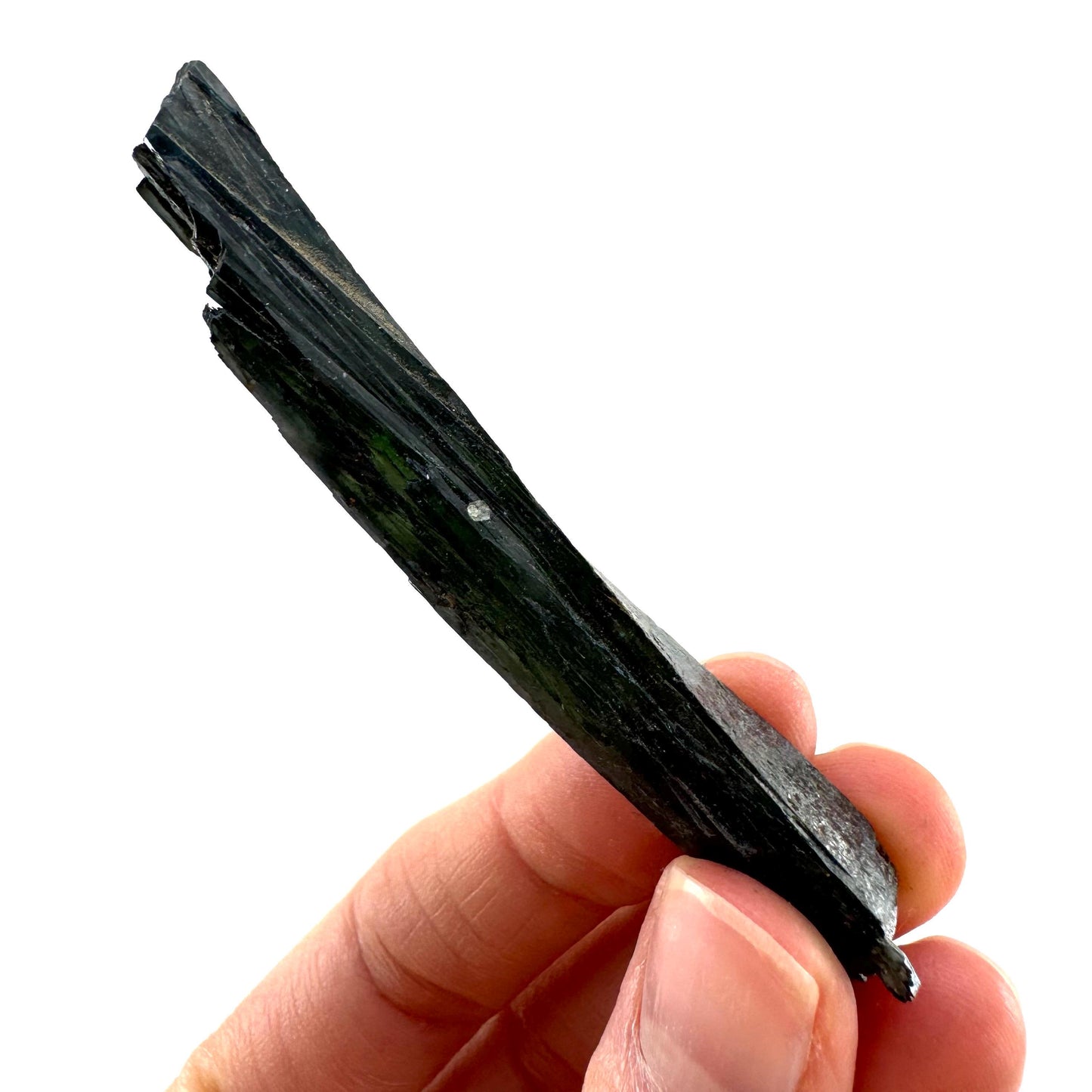 Vivianite Crystal (Brazil) | raw vivianite, natural vivianite, green vivianite, mineral specimen, crystals, vivianite blade