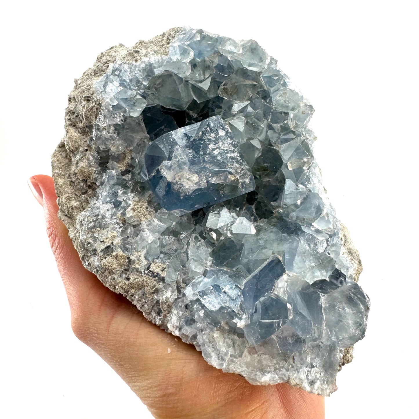 Celestite cluster, raw celestite, celestite geode, celestite crystal, natural celestite, crystal cluster