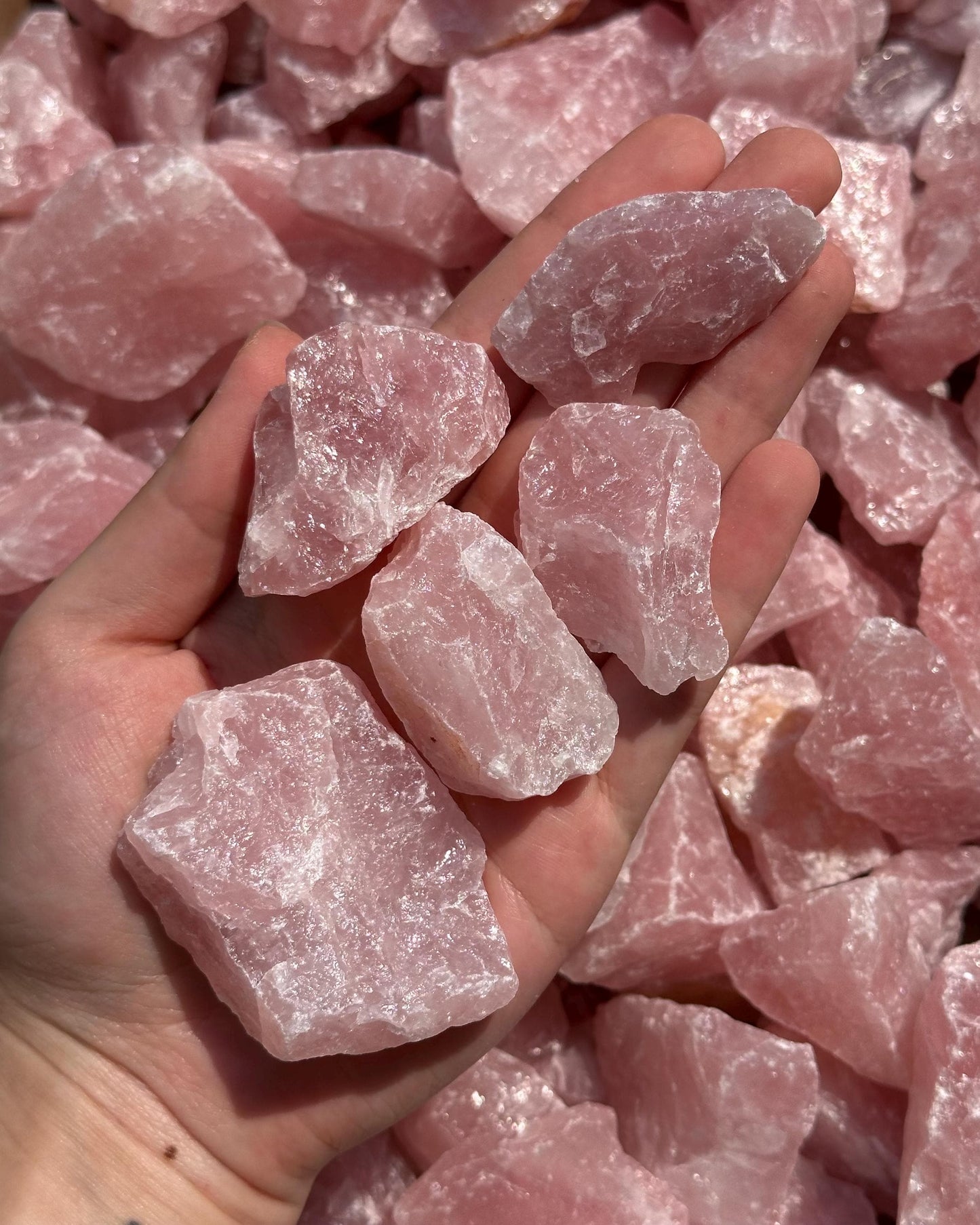 Raw Rose Quartz Chunk (South Africa) | rose quartz, raw crystal, rose quartz crystal, pink quartz