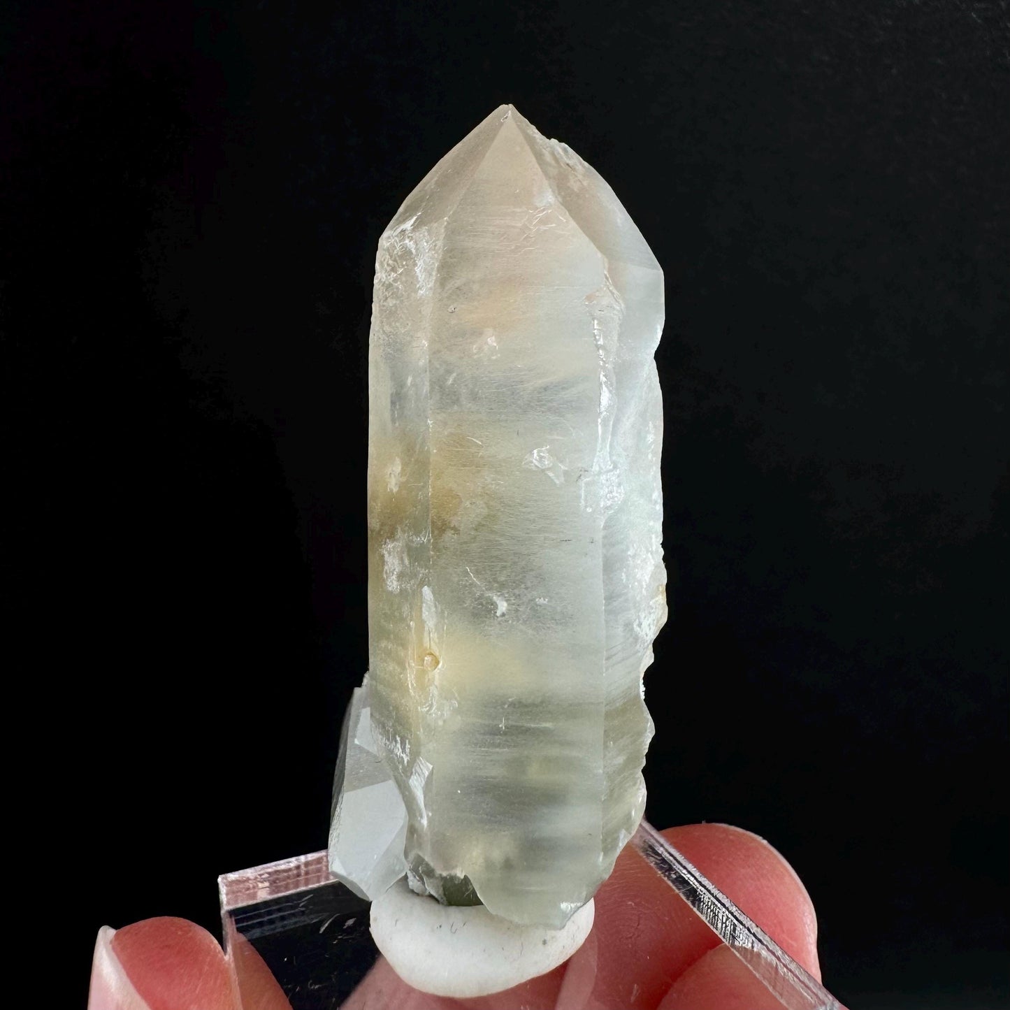 Yellow Bone Quartz & Epidote (Pakistan) | bone quartz, epidote quartz, green epidote, mango quartz