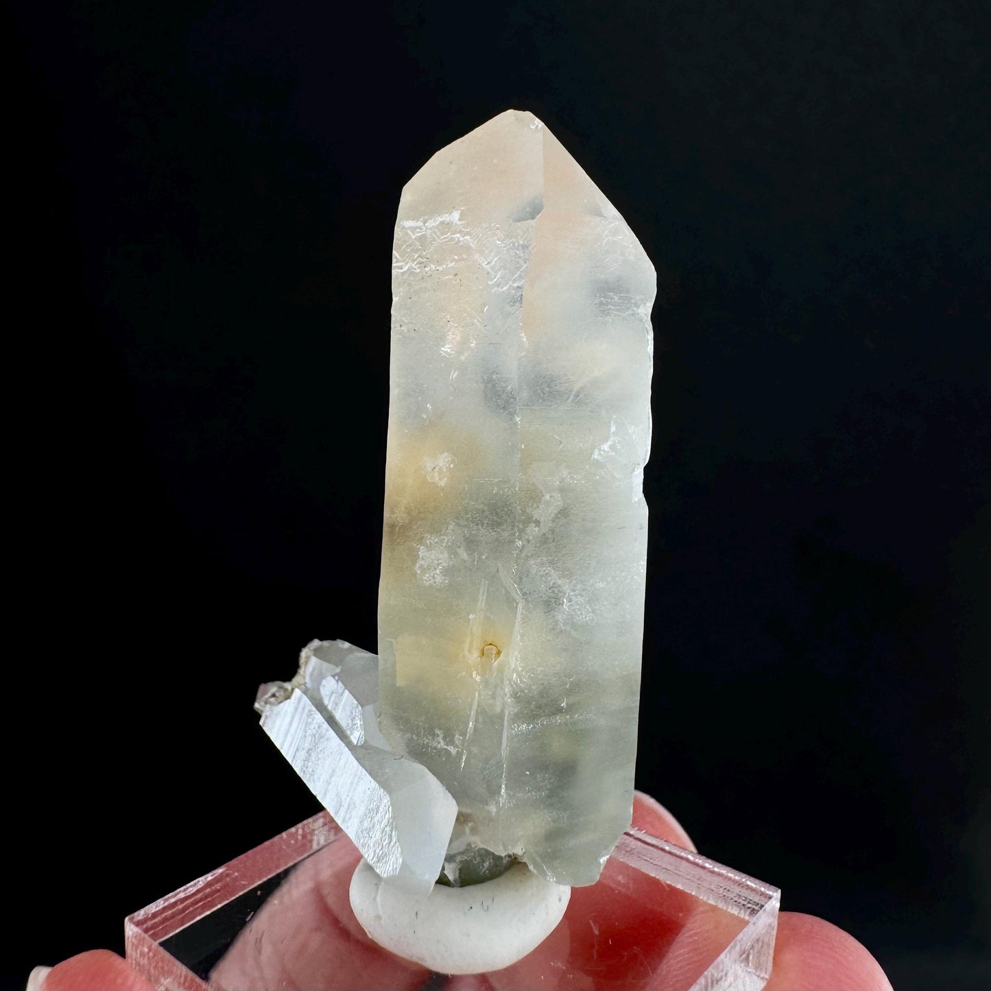 Yellow Bone Quartz & Epidote (Pakistan) | bone quartz, epidote quartz, green epidote, mango quartz