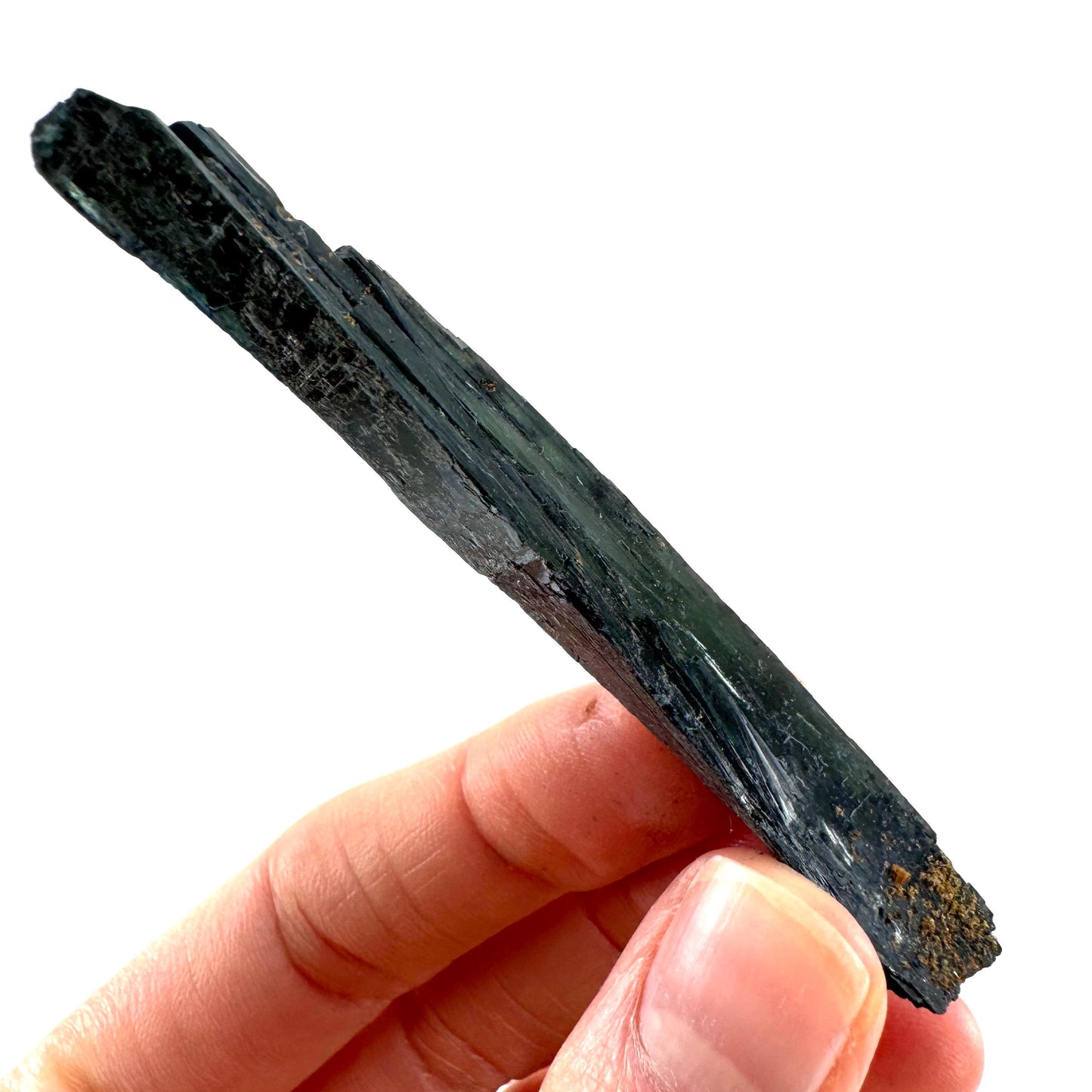 Vivianite Crystal (Brazil) | raw vivianite, natural vivianite, green vivianite, mineral specimen, crystals, vivianite blade