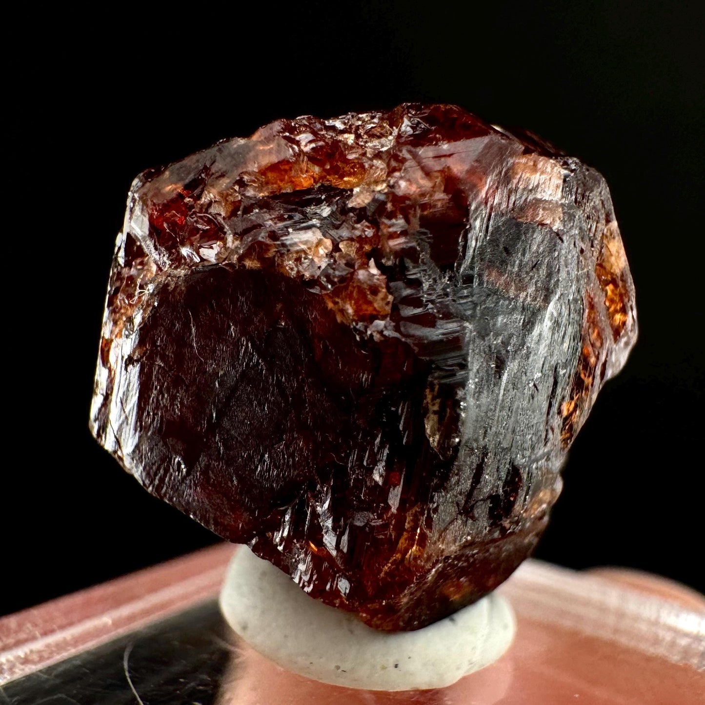 Etched Spessartine Garnet (Pakistan) | red garnet, raw crystals, rough red garnet, dark red garnet, garnet crystal