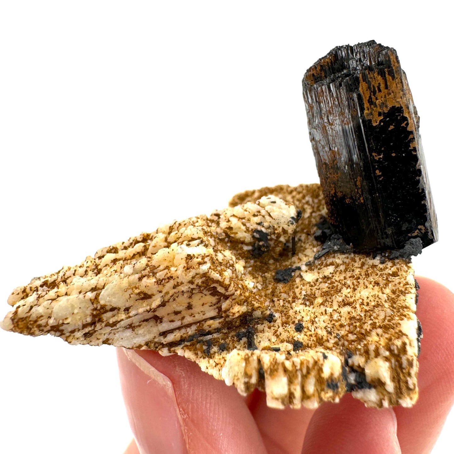 Black tourmaline cluster (Namibia), high grade black tourmaline, tourmaline crystal, black schorl