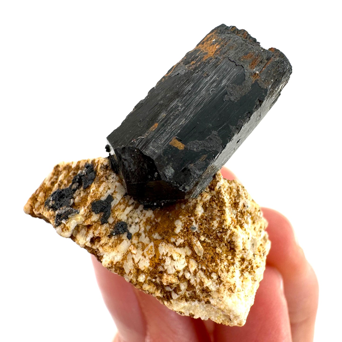 Black tourmaline cluster (Namibia), high grade black tourmaline, tourmaline crystal, black schorl