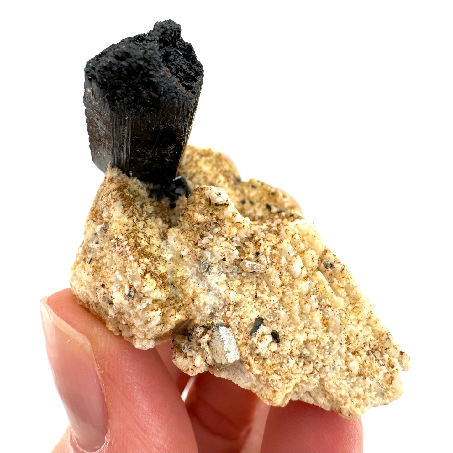 Black tourmaline cluster (Namibia), high grade black tourmaline, tourmaline crystal, black schorl