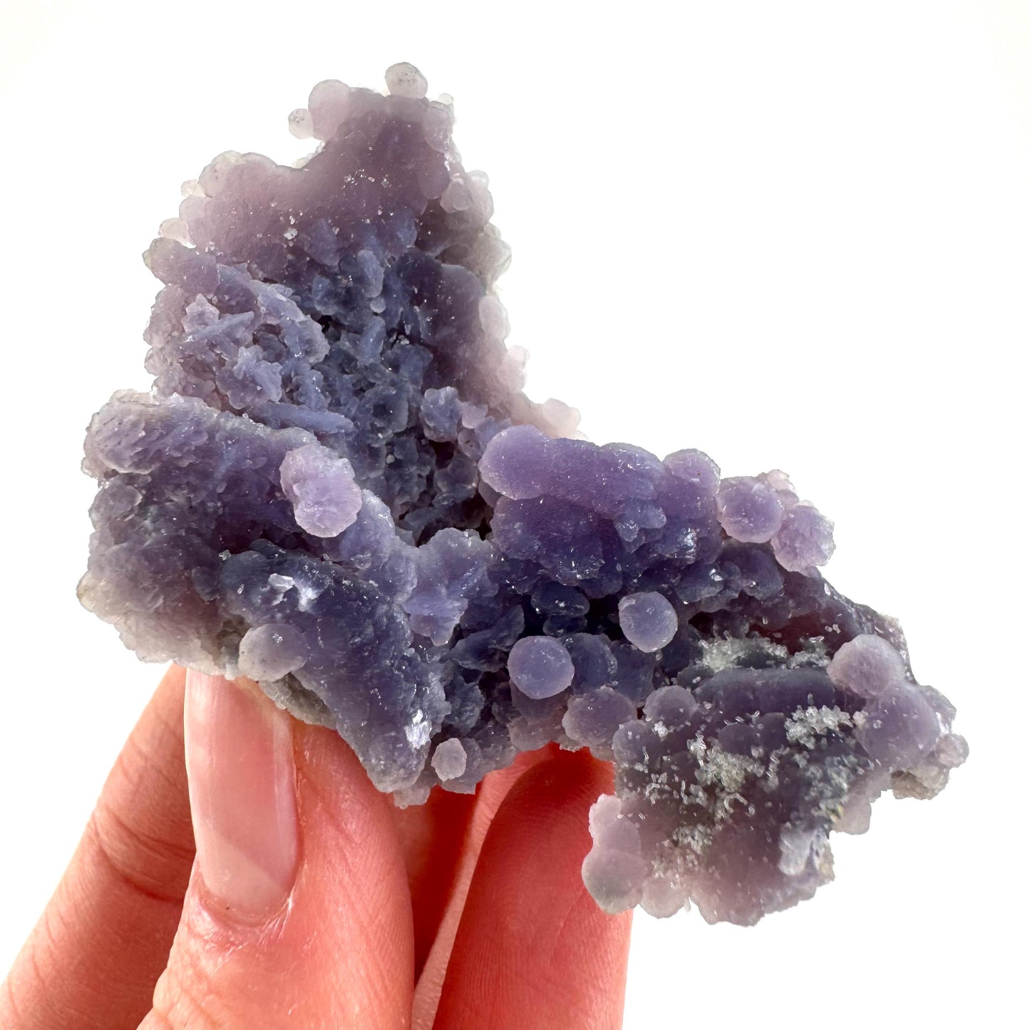 Grape Amethyst (Indonesia) | Grape Agate, purple grape agate, grape agate cluster, mineral specimen, crystals, gemstone