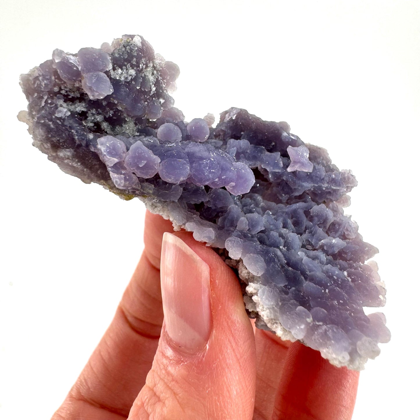 Grape Amethyst (Indonesia) | Grape Agate, purple grape agate, grape agate cluster, mineral specimen, crystals, gemstone