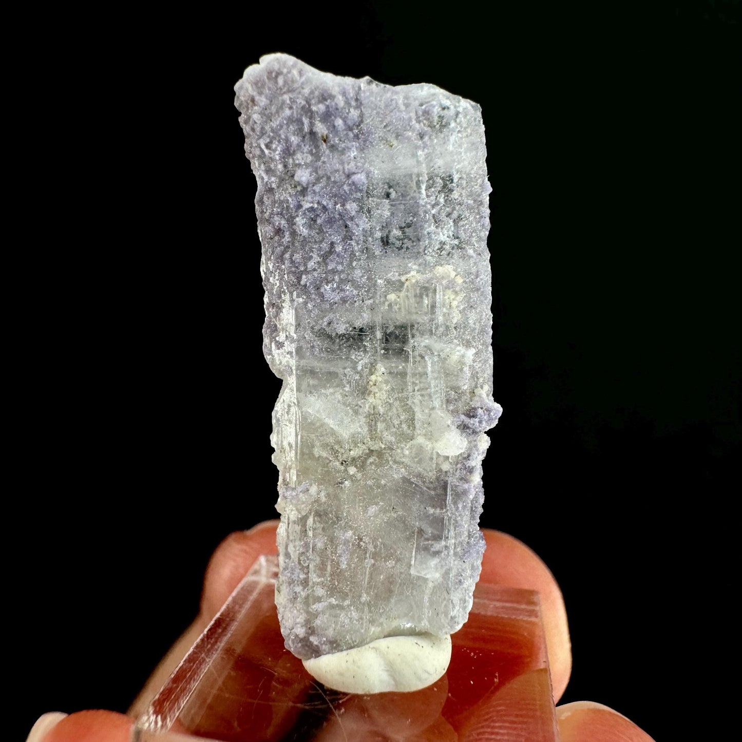 Purple Fluorite on Barite (Colorado, USA) | barite specimen, baryte crystal