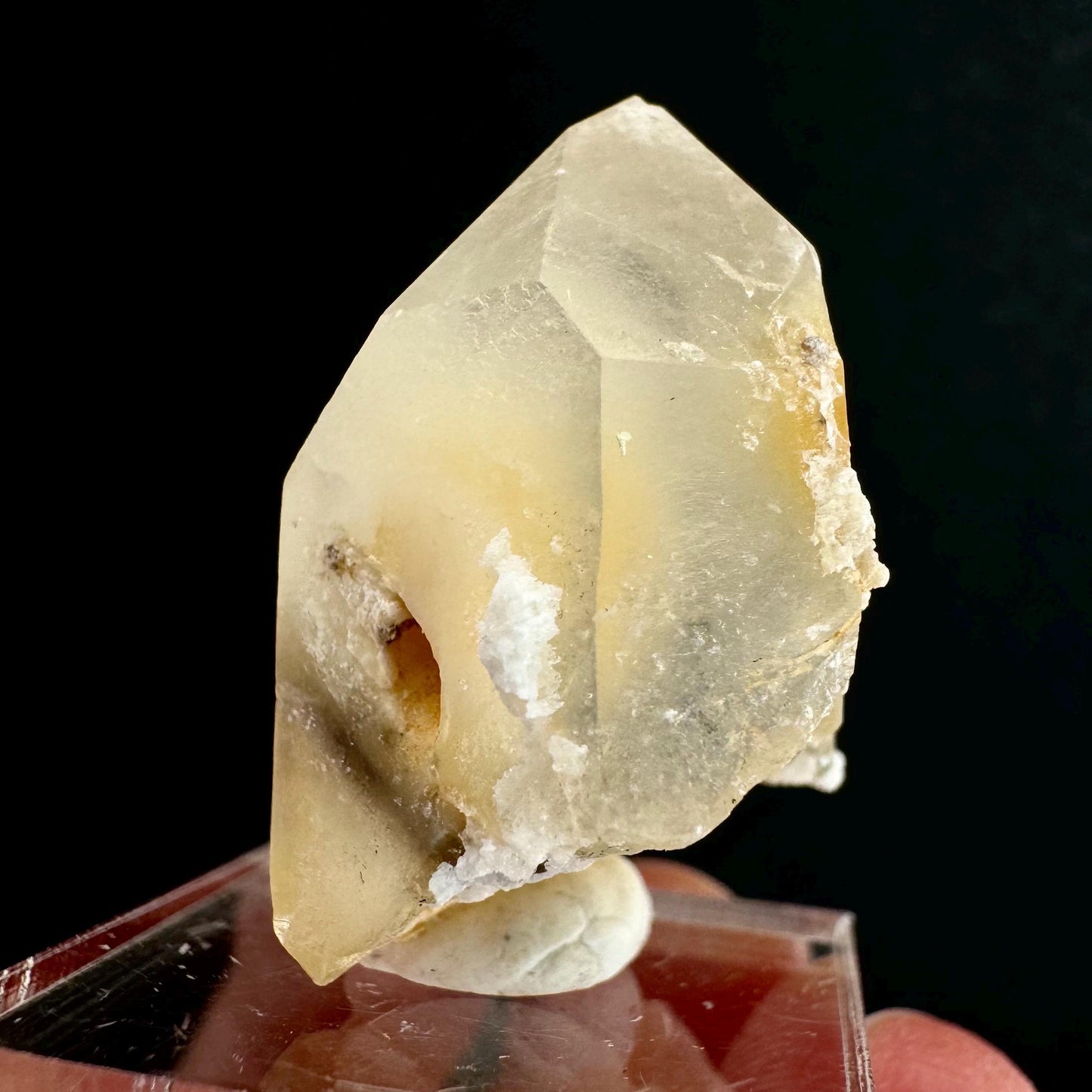 Yellow Bone Quartz Point (Pakistan) | bone quartz, epidote quartz, mango quartz