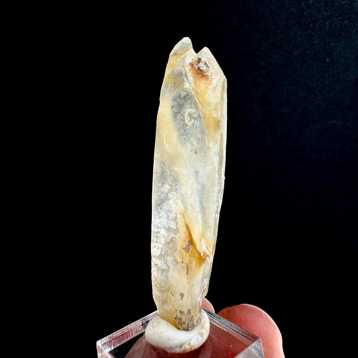 Yellow Bone Quartz Point (Pakistan) | bone quartz, epidote quartz, mango quartz
