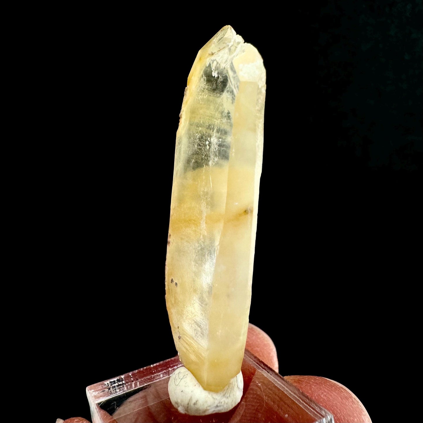 Yellow Bone Quartz Point (Pakistan) | bone quartz, epidote quartz, mango quartz