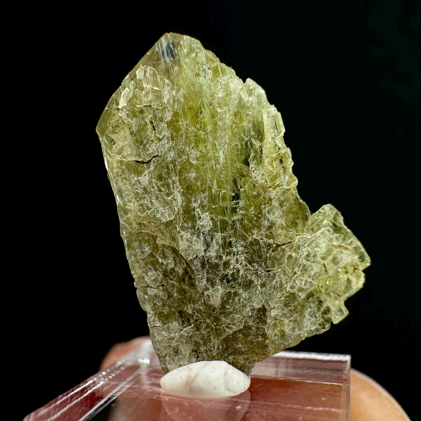 Chrysoberyl (Madagascar) | Yellow Chrysoberyl Specimen, raw chrysoberyl, rare minerals, mineral specimen, rare crystals