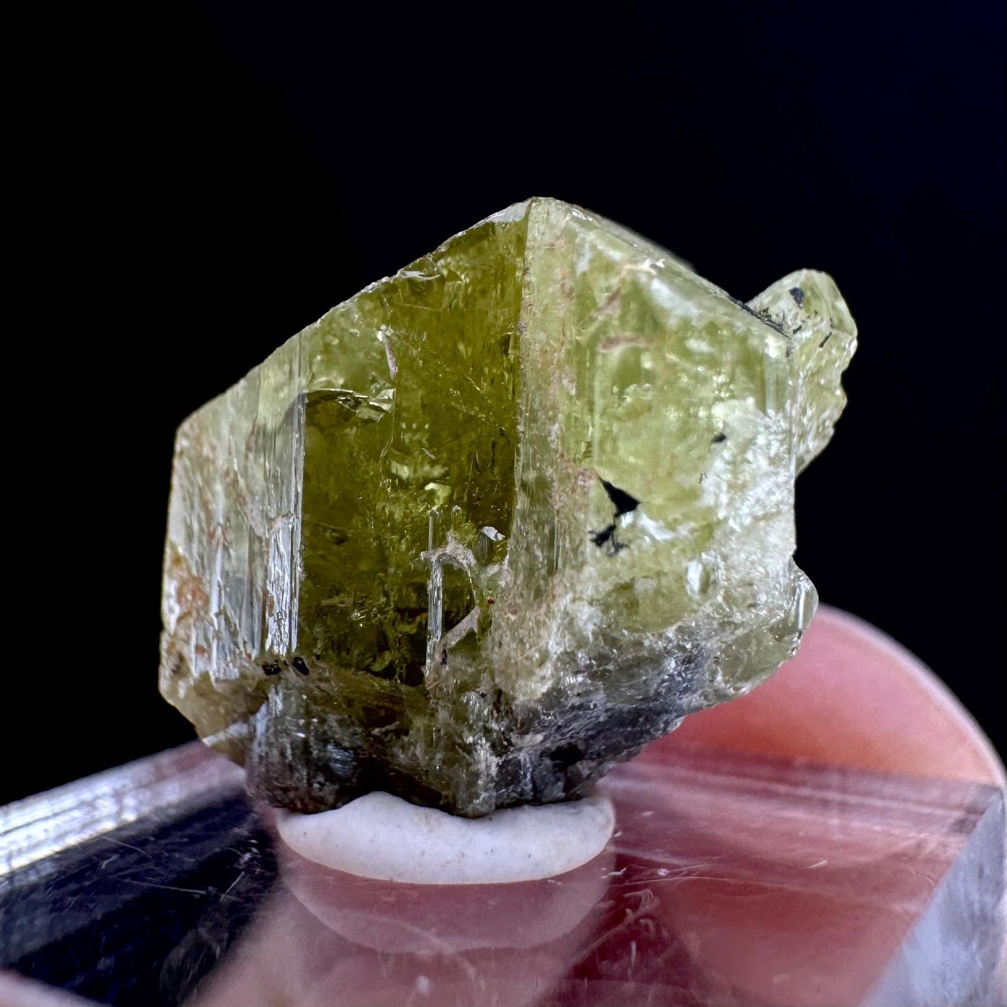 Chrysoberyl (Madagascar) | Yellow Chrysoberyl Specimen, raw chrysoberyl, rare minerals, mineral specimen, rare crystals