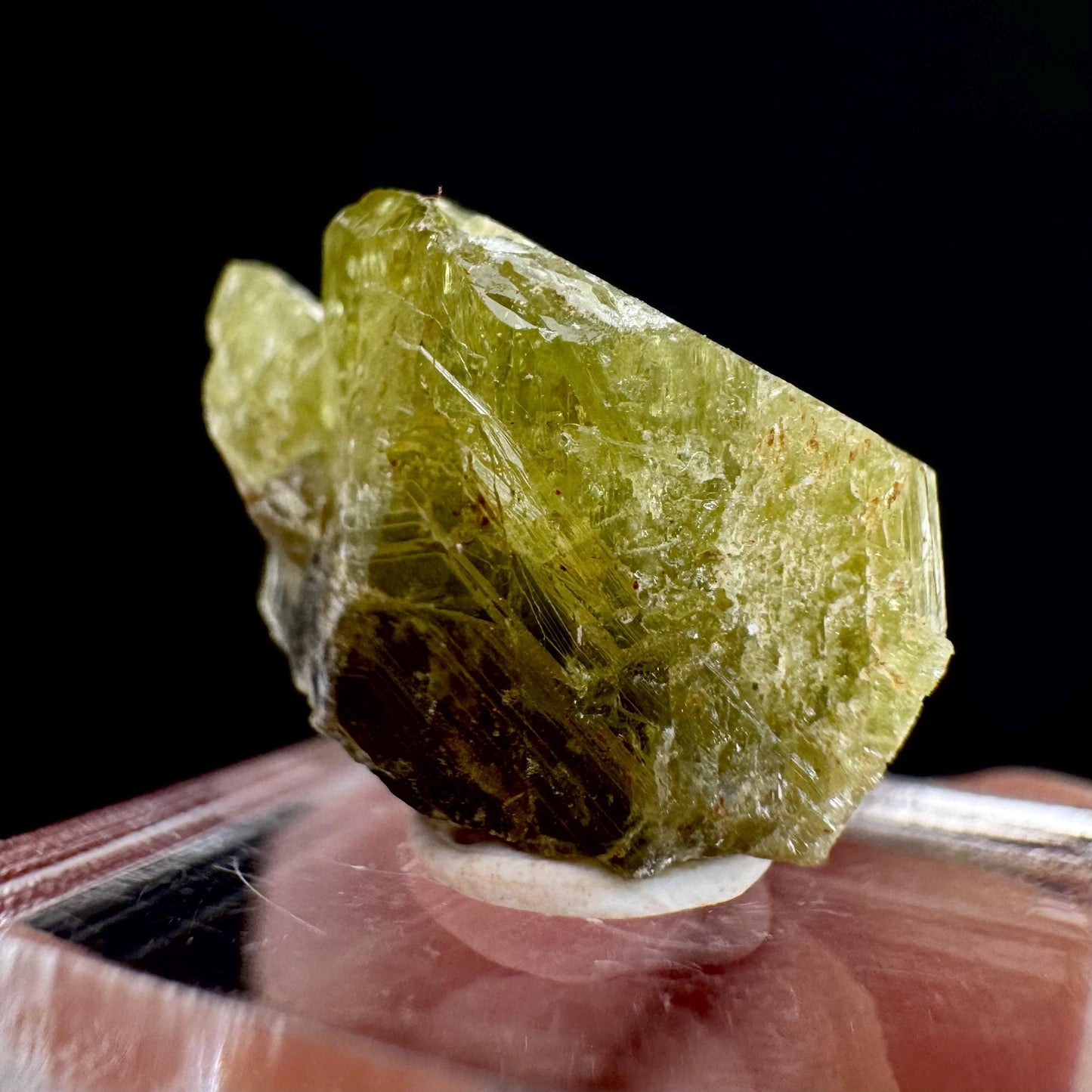 Chrysoberyl (Madagascar) | Yellow Chrysoberyl Specimen, raw chrysoberyl, rare minerals, mineral specimen, rare crystals