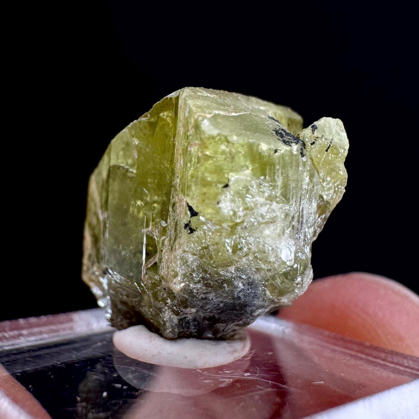 Chrysoberyl (Madagascar) | Yellow Chrysoberyl Specimen, raw chrysoberyl, rare minerals, mineral specimen, rare crystals